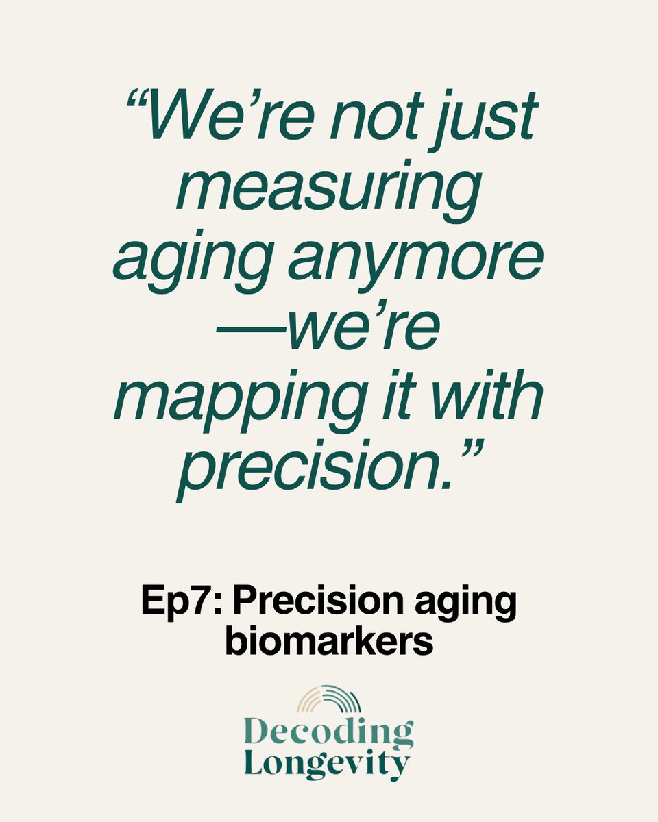 DcodLongevity's tweet image. “We’re not just measuring aging—we’re mapping it.”
In Ep. 7 of Decoding Longevity, Dr. Varun Dwaraka joins @rv_sehgal & @MacsueJ to explore how precision biomarkers are reshaping the science of aging.
🎙️ Now live!
#AgingScience #Longevity #Epigenetics