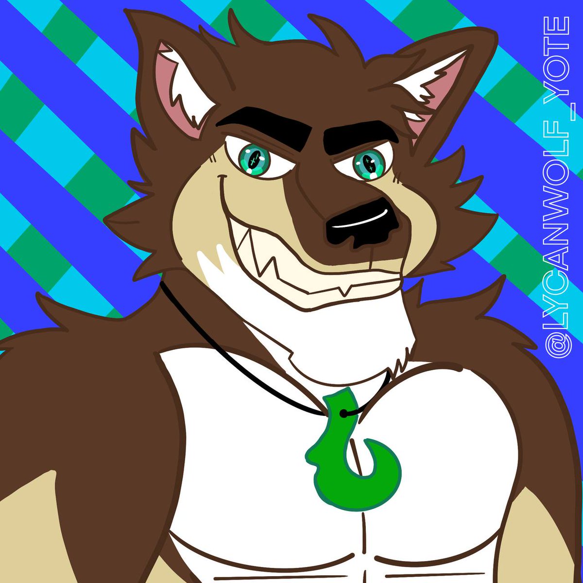 Illustration for a handsome and sexy puppy, thank you for allowing me to illustrate 
<a href="/NotsocoywolfAD/">Roan</a>