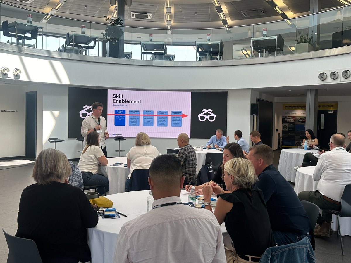 🏁🏎️ 🏁 The winner of an F1 race can come down .06 seconds of faster reaction time. The AI era is a race for skills and productivity—one you'll want to win. Last week, a handful of leaders from global companies joined us to strategize on accelerating business impact with AI.