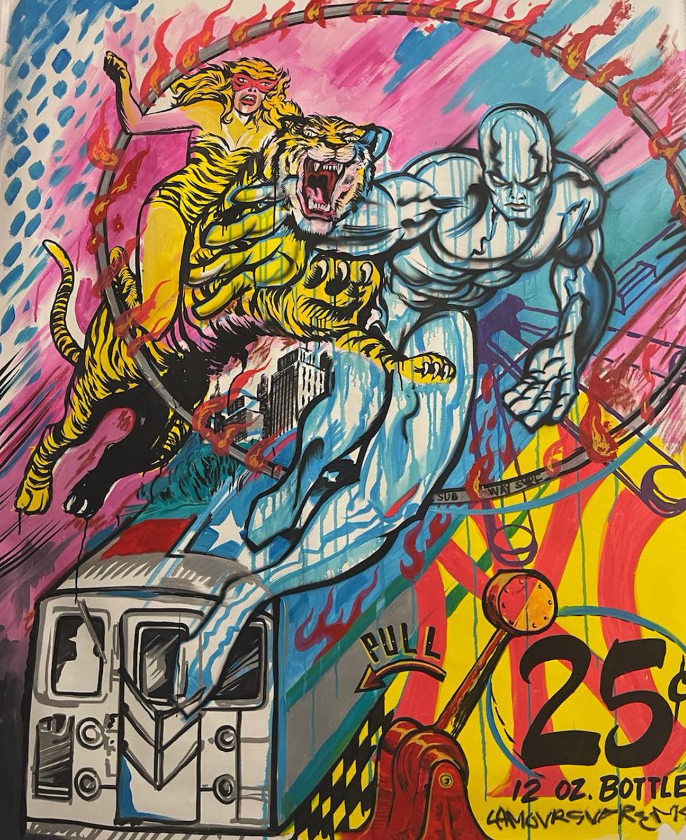 New painting 4’x 6’ SOLD! <a href="/TimeToBeHappyGY/">BenZi</a>