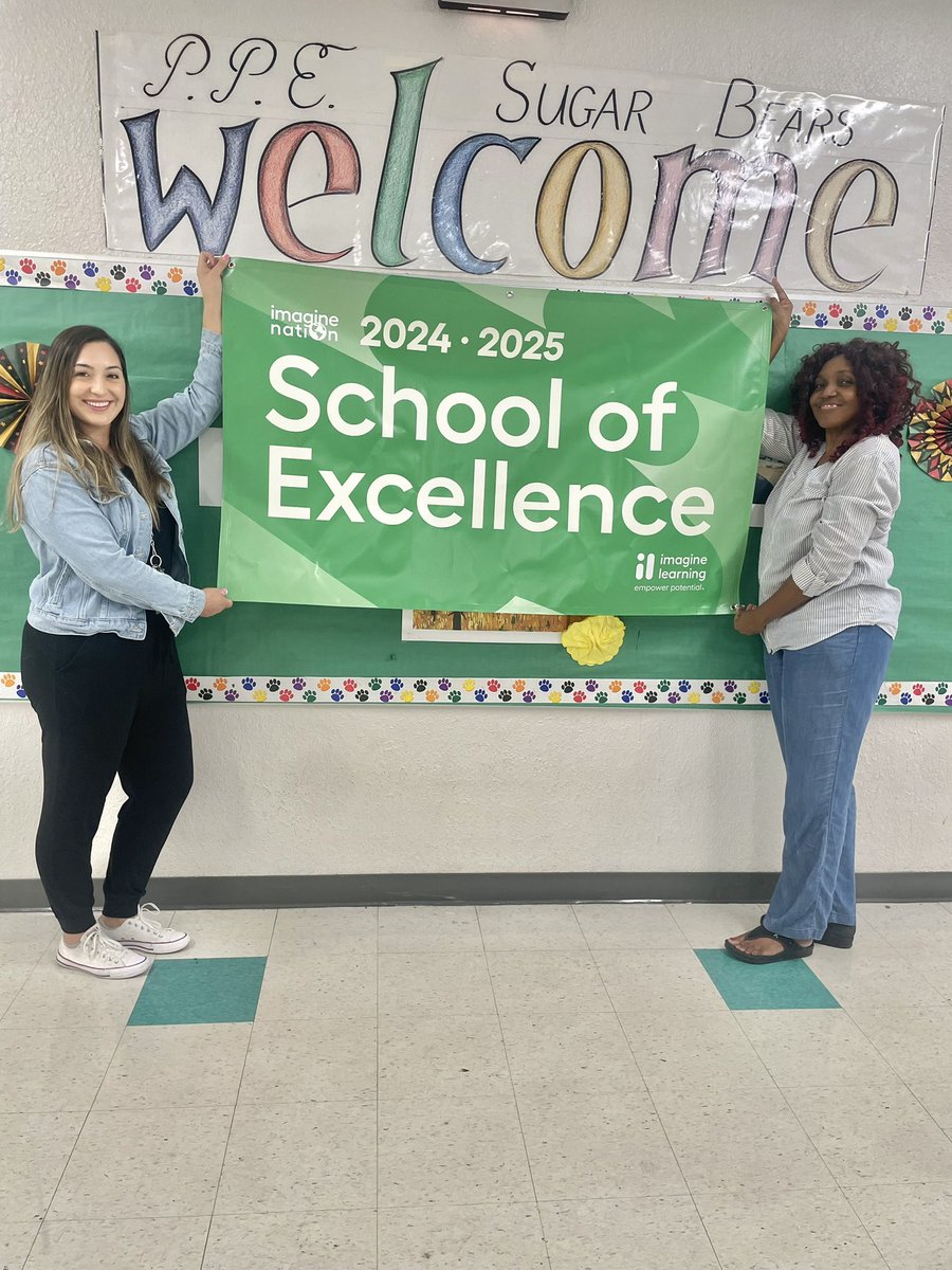 Thank you Imagine Nation for selecting us as a School of Excellence for 2024-2025! We are so honored to be the only school selected in <a href="/pbcsd/">The School District of Palm Beach County</a>! Congratulations <a href="/ppessugarbears/">@PPESSugarBears</a> and awesome job educating our English Language Learners teachers &amp; staff!