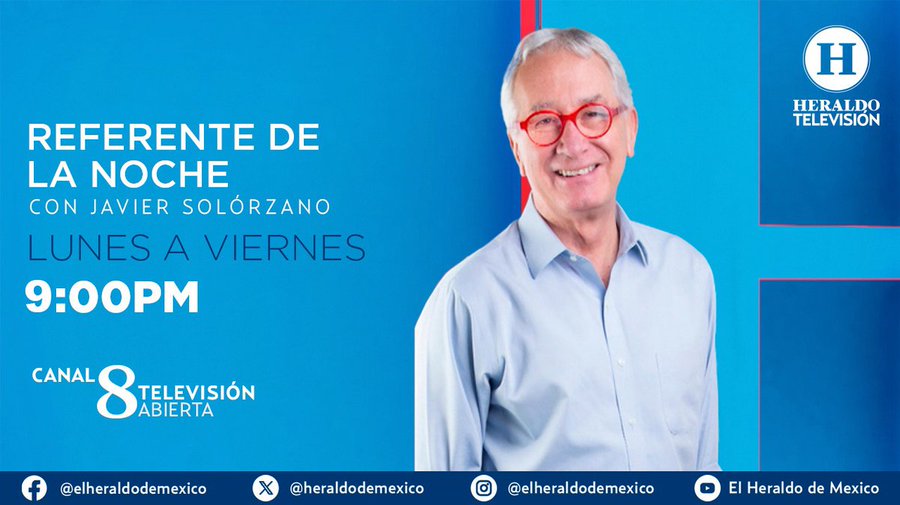 Heraldo Televisión (@heraldo_tv) on Twitter photo #HeraldoTelevisión | #ReferentedelaNoche con <a href="/JavierSolorzano/">Javier Solórzano</a>
-Arranca periodo #Extraordinario en el #Congreso
-Reducen #Edad de #Jubilación para maestros de la #CNTE
#EnVivo ➡️ bit.ly/40POQnl #HeraldoTelevisión | #ReferentedelaNoche con <a href="/JavierSolorzano/">Javier Solórzano</a>
-Arranca periodo #Extraordinario en el #Congreso
-Reducen #Edad de #Jubilación para maestros de la #CNTE
#EnVivo ➡️ bit.ly/40POQnl
