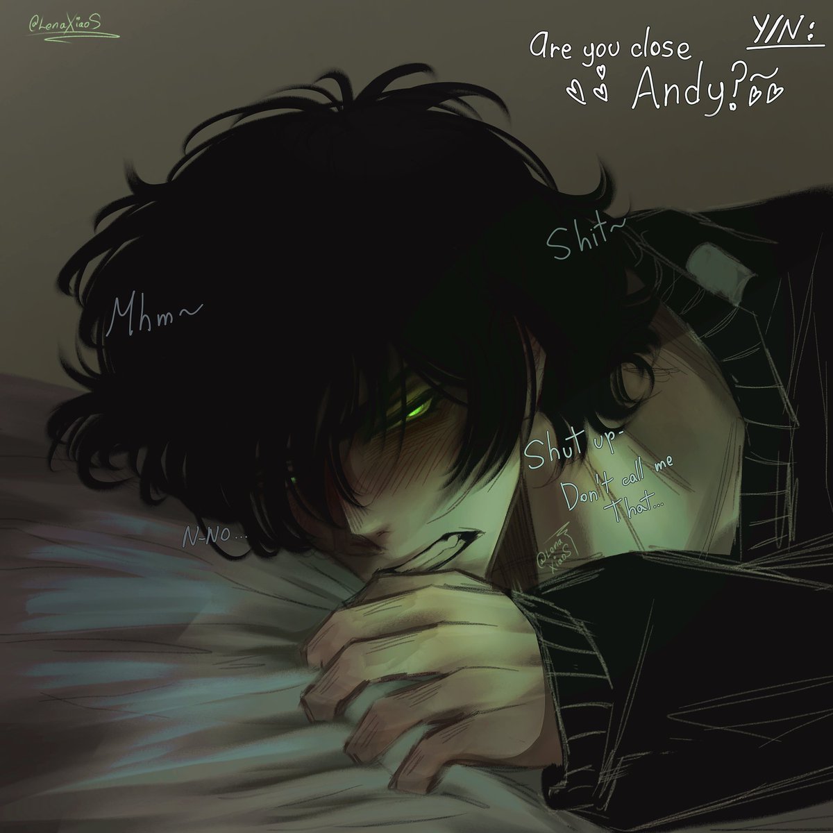 LenaXiaoS's tweet photo. This is a bit more NSFW but I hope y'all like it 🫦🫶🏻

#andy #andrew #ahley #leyley #tcoaal #nsfw #art #drawing #ibispaint #thecoffinofandyandleyley #fanart https://t.co/Kj7UZHhQbL
