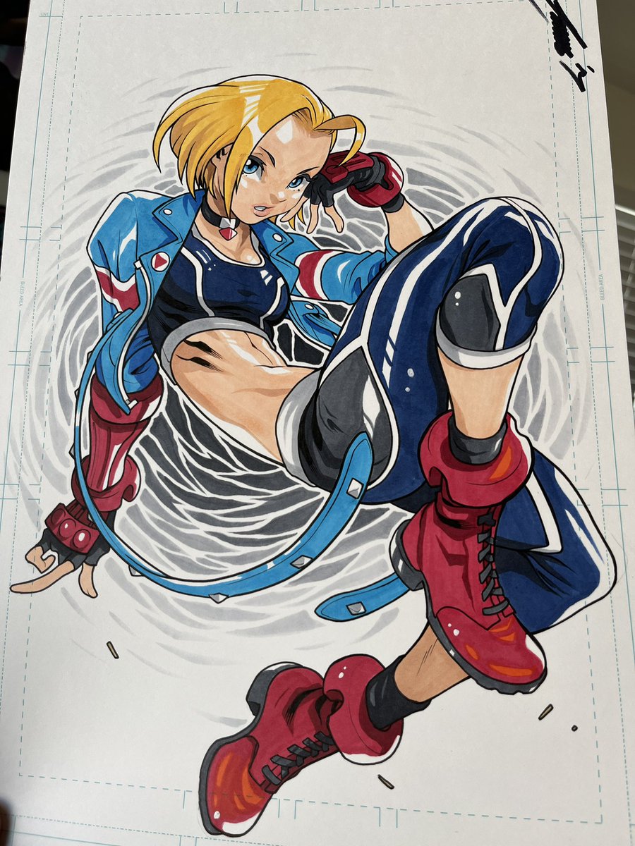 キャミィ(ストリートファイター) 「Commission list closed for SDCC and EVO.」|Edwin Huangのイラスト