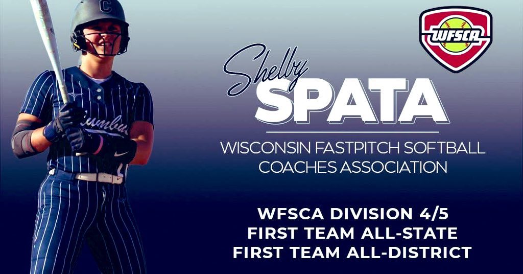 Blessed to be recognized with the best in the state! 🥎❤️🥎
1st team All-State and All-District.

HS season STATs
Position CF
PA 99
.562 AVG
1.954 OPS
1.337 SLG
45 Hits
15 HR
57 RBI
61 Run
38 SB at 100% success 

#BeClutch