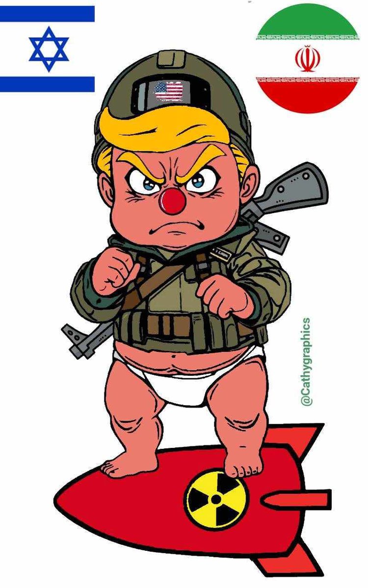 KTYGraphics cartoonist✍🏻 (@cathygraphics3) on Twitter photo <a href="/MeidasTouch/">MeidasTouch</a> Sorry but I saw it coming.
Trump is lying AGAIN Donald so desperately wants his Nobel Peace Prize that he bombs, starts a war and then brags about ending it. <a href="/MeidasTouch/">MeidasTouch</a> Sorry but I saw it coming.
Trump is lying AGAIN Donald so desperately wants his Nobel Peace Prize that he bombs, starts a war and then brags about ending it.