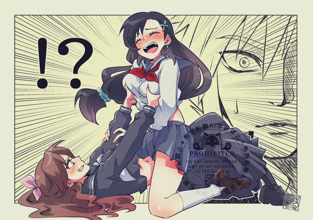 キャッキャッしてるエアティちゃんをクラウドくんは見た。

#aerti #AerithGainsborough #Tifa 
【トレスフリー】女子高生の休憩時間 | 季月エル #pixiv pixiv.net/artworks/12710…