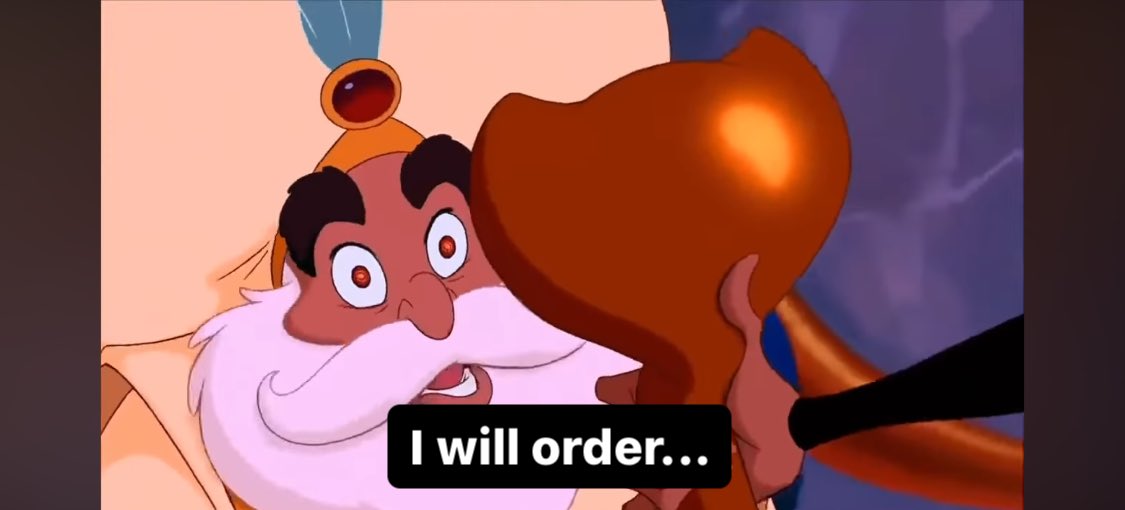 kmuknow's tweet image. 알라딘에서 제일 웃긴 장면
나이차이 나는 놈의 헛소리에 제정신으로 돌아오는 아버지