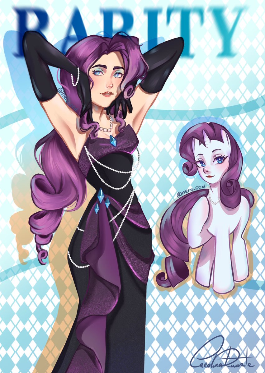 Nery_ccd's tweet image. Rarity and her human version &lt;3 I’m so in love with the old my little pony.. I’m excited to do every equestria girl!🪻
|
|
Especial thanks to @stellaryuzu who helped me with this drawing 💜
#rarity #mylittlepony #fanart