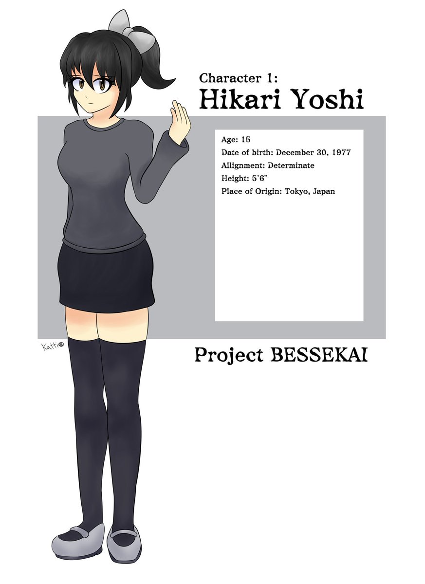 The main protagonist of Bessekai and one of the many characters coming.

#OC #OriginalCharacter #indierpg #rpg #bessekai