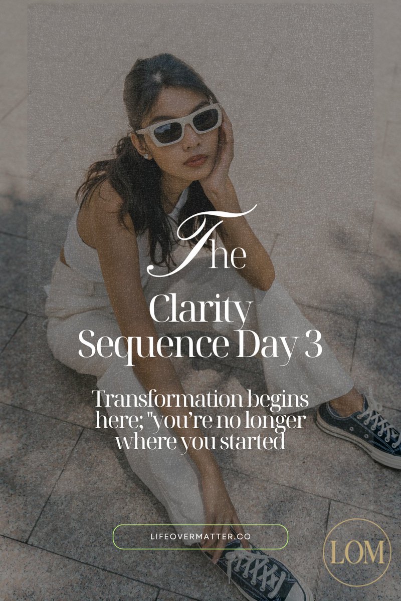 EvelynKish's tweet image. You're no longer where you started.
 Day 3 of the Clarity Sequence™ is where transformation truly begins.
 🌀 Mental clarity
 🪞Emotional renewal
 → payhip.com/b/7t1oD
 #TransformationTools #HealingJourney #ClaritySequence