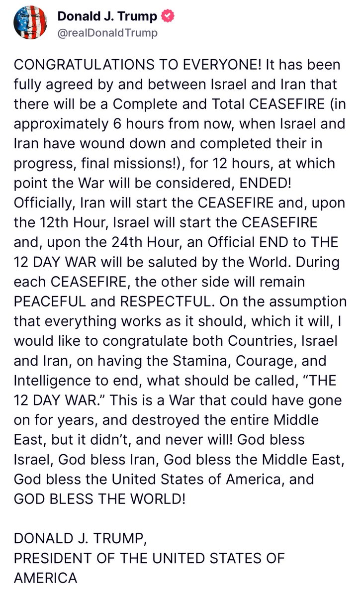 Defender of the Republic 🇺🇸 (@realdefender45) on Twitter photo What a dilemma for Libtards…
Will they be mad about peace because it was brought on my Trump? 🤔
<a href="/realDonaldTrump/">Donald J. Trump</a>
<a href="/POTUS/">President Donald J. Trump</a> What a dilemma for Libtards…
Will they be mad about peace because it was brought on my Trump? 🤔
<a href="/realDonaldTrump/">Donald J. Trump</a>
<a href="/POTUS/">President Donald J. Trump</a>