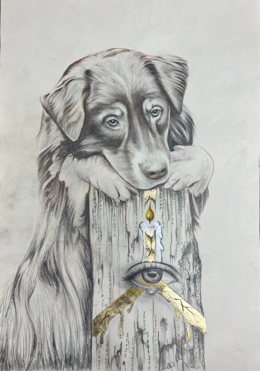 Title: "Witness to Despair"
My vision for the public call for "Animalia" goes beyond simple display and aims to illuminate the deep and often overlooked emotional landscape of animals emphasizing their profound connection to human life and their inherent role as teachers of peace