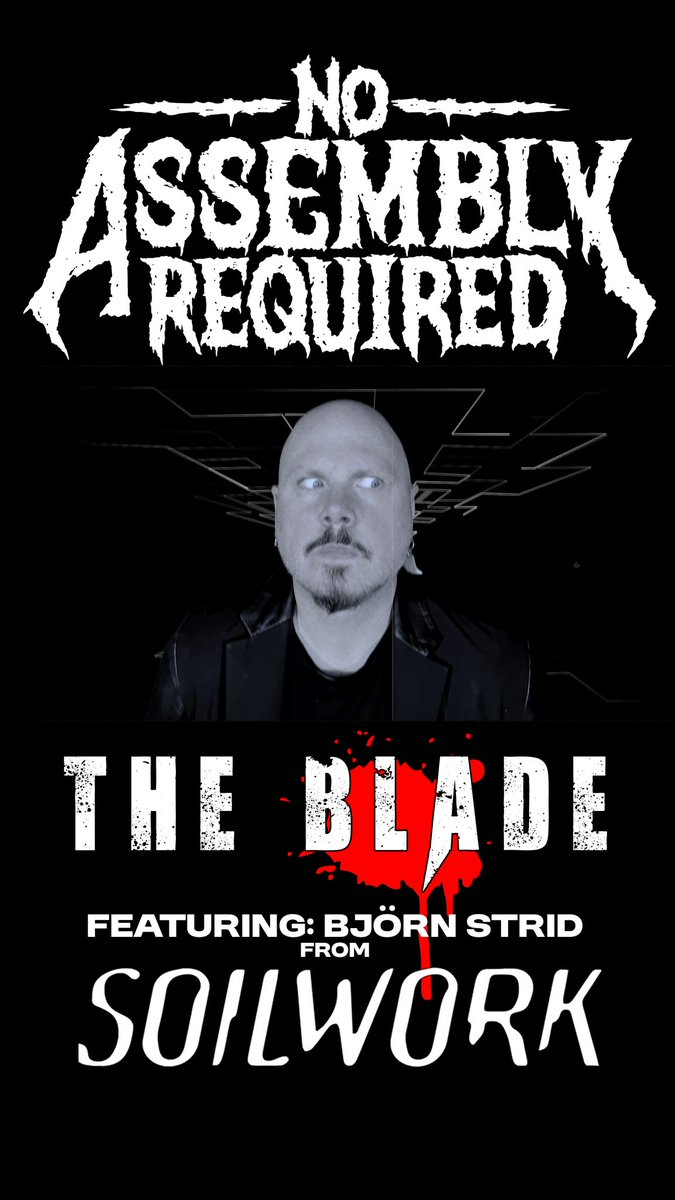 narmusic's tweet photo. BJÖRN STRID of SOILWORK joins NO ASSEMBLY REQUIRED on the track THE BLADE. #CanadianMetal #Soilwork #NARmusic #heavymetal 

https://t.co/UP1vzLd63S https://t.co/fmCktIxx5C