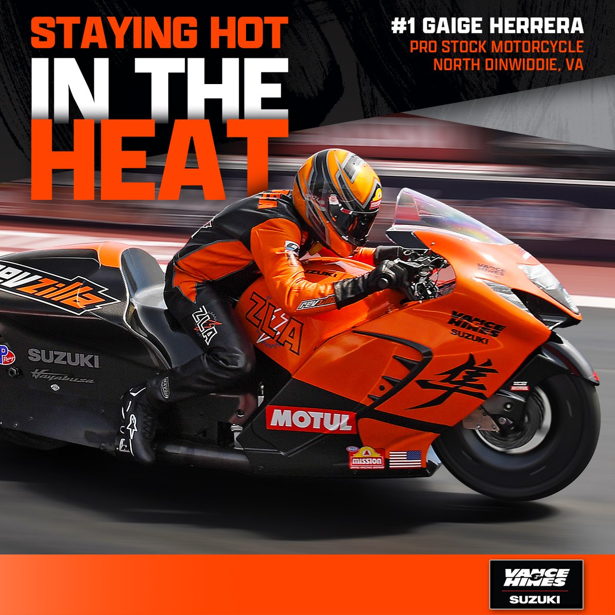 STAYING HOT IN THE HEAT - Herrera &amp; Hayabusa claim top spot in high temps

SuzukiCycles.com

#Suzuki #SuzukiCycles #Hayabusa