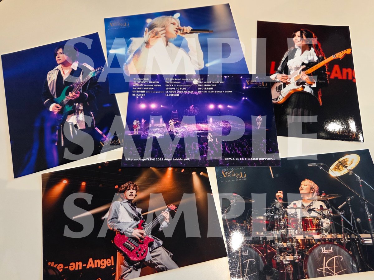 Like-an-Angel｢LIVE 2025 Angel beside yoU｣ オフィシャル ライヴ フォトのお申し込みは2025年6月30日(月)まで！！

tetsuya.uk.com/contents/927868

tetsuyaサイン入りライヴフォト、Aセット、Bセットの現物写真がコチラ👀
あのアツいライヴ思い出すお写真となっています🔥