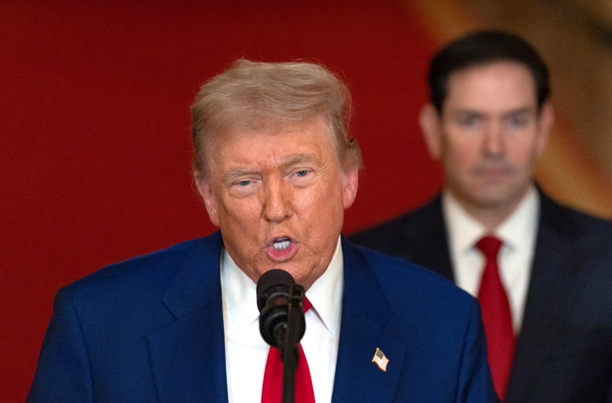 El presidente Trump anuncia alto el fuego entre Israel e Irán.