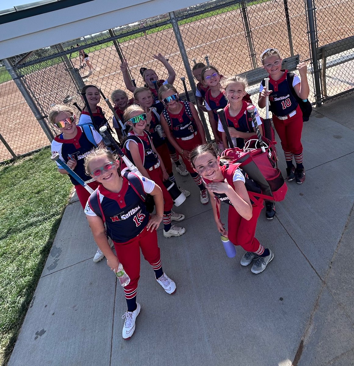 8U Nauenburg with a 5th place finish at USA class B state in Hastings!