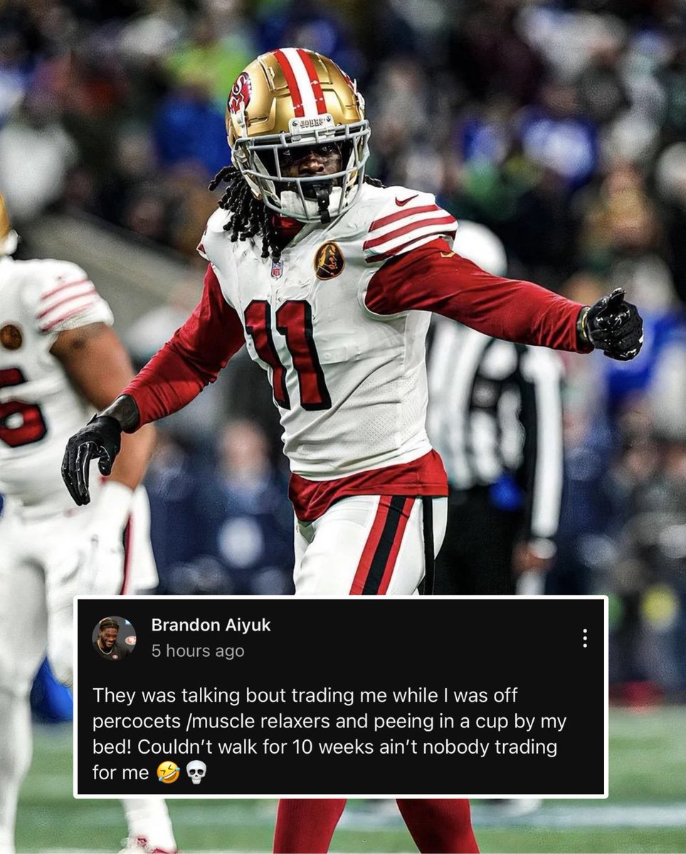 Brandon Aiyuk’s recent YouTube post 👀