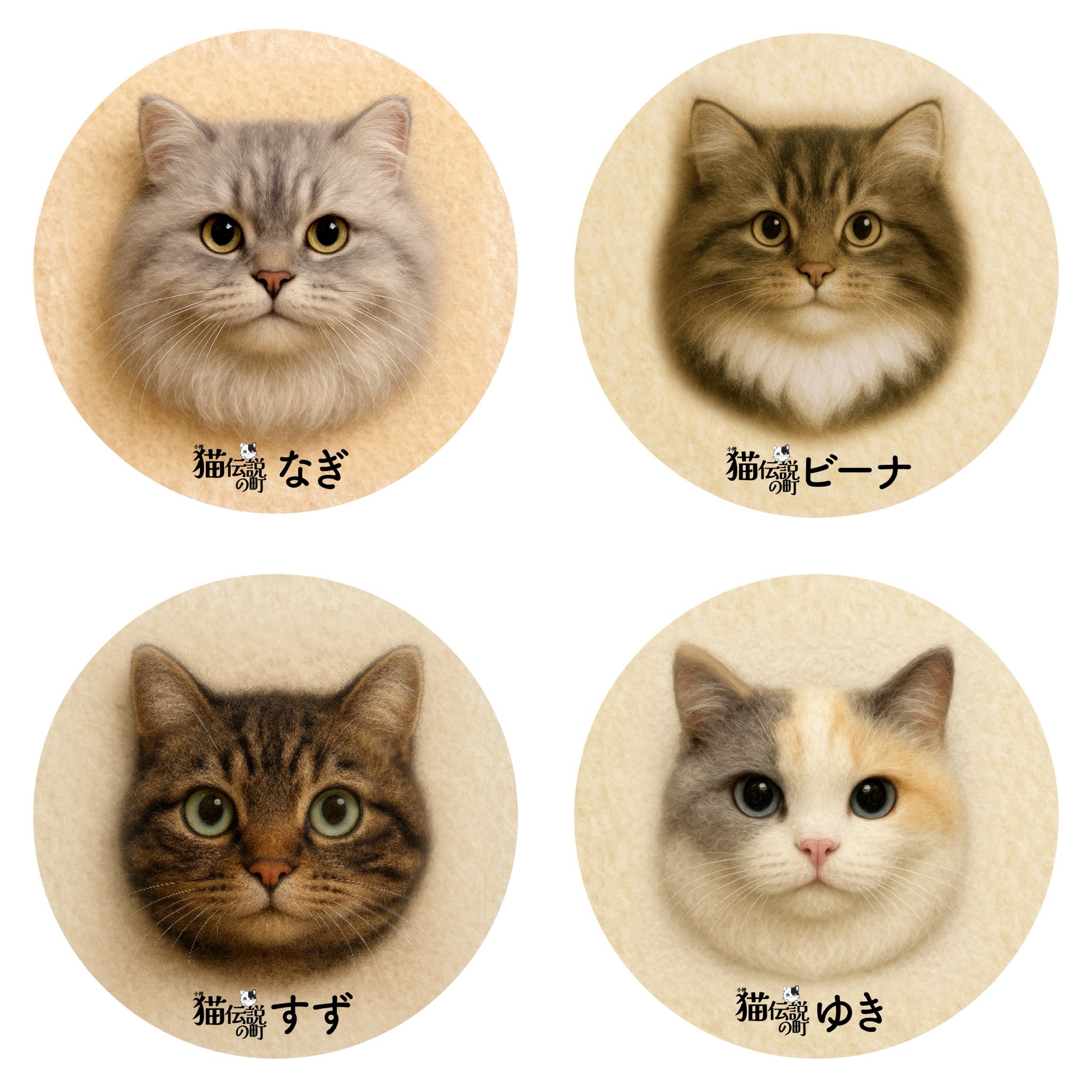 編みものキット「猫マグネット」BO-14 | 手編みのお店 / SPOOL