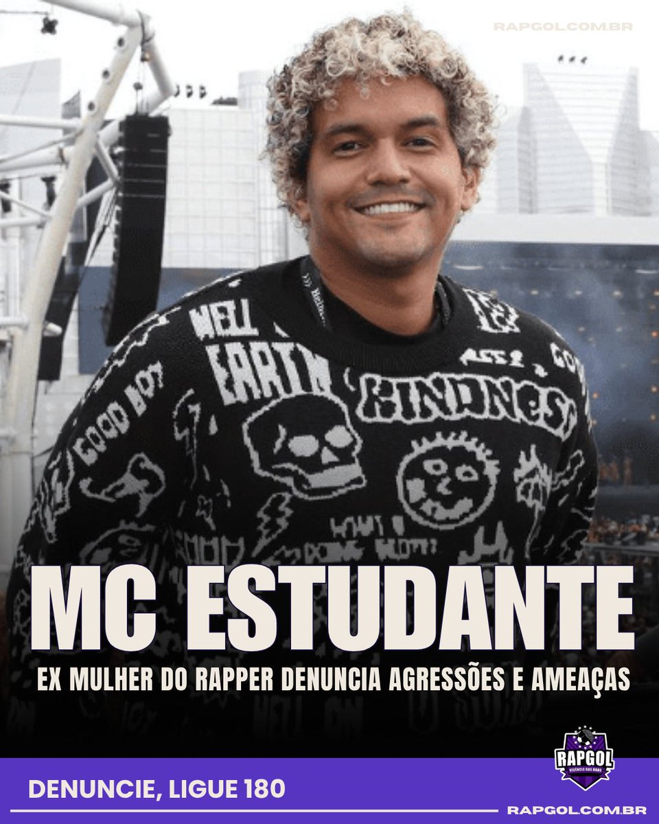Ex de MC Estudante denuncia agressões e ameaças rapgol.com.br/ex-de-mc-estud…