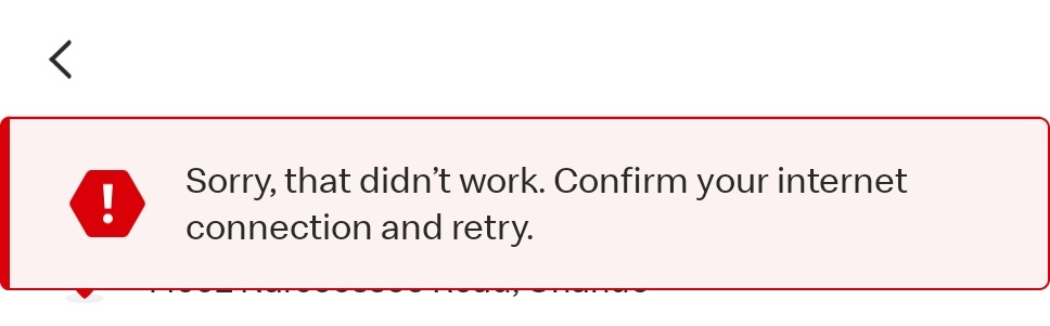 Hey <a href="/McDonalds/">McDonald's</a> can you help? I've lost a bunch of points when I get this error. Not the first time 😞... I clearly have an internet connection and have emailed prior to no avail. 🙏