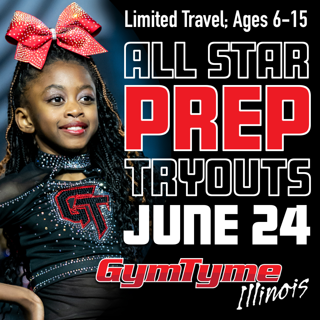 TOMORROW! There's still TYME to sign up. Learn more at gymtymeil.com/page/teams 

#season11 #allstarprep #GTIL