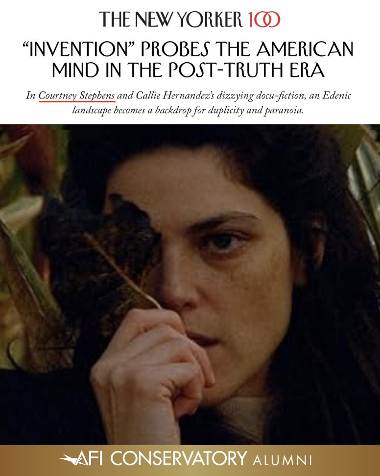 🎥 Don’t miss #Invention, the latest from AFI Alum and Director Courtney Stephens (Class of 2009)! The conspiracy drama, with cinematography by alum Rafael Palacio Illingworth, hit the big screen before its exclusive North American streaming debut on @MUBI. #AFIAlumni
