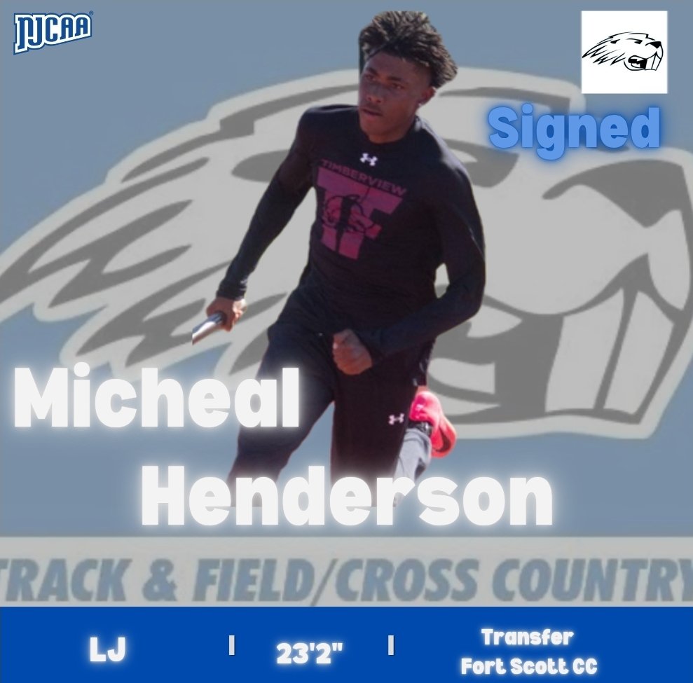 Philip Redrick (@kingredrick) on Twitter photo We would like to welcome <a href="/MikeHenderson55/">Michael Henderson</a> to #TheDam!
A Transfer Jumper from Fort Scott CC
Speed meets Beaver Nation. Let’s work! 🦫🔥
#FearTheBeaver
#BeaverNation
#SprinterLife
#BuiltForSpeed
#WelcomeToTheDam We would like to welcome <a href="/MikeHenderson55/">Michael Henderson</a> to #TheDam!
A Transfer Jumper from Fort Scott CC
Speed meets Beaver Nation. Let’s work! 🦫🔥
#FearTheBeaver
#BeaverNation
#SprinterLife
#BuiltForSpeed
#WelcomeToTheDam