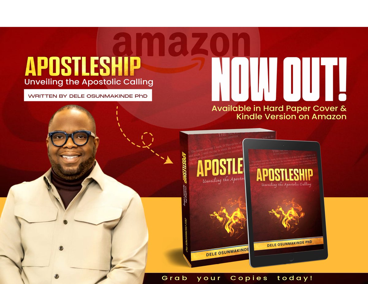 deleosunmakinde's tweet image. Apostleship!

This book was forged in intercession and burden—born out of deep travail and an unmistakable instruction from the Lord: “Speak to My purposes in the apostolic.” It carries the weight of heaven’s concern for the calling, training, and deploying of apostles in this…