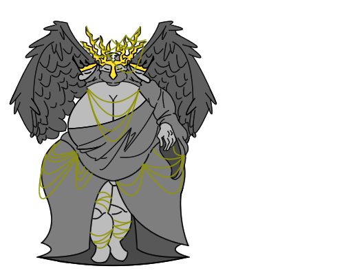 little thing in the works! a statue lady!