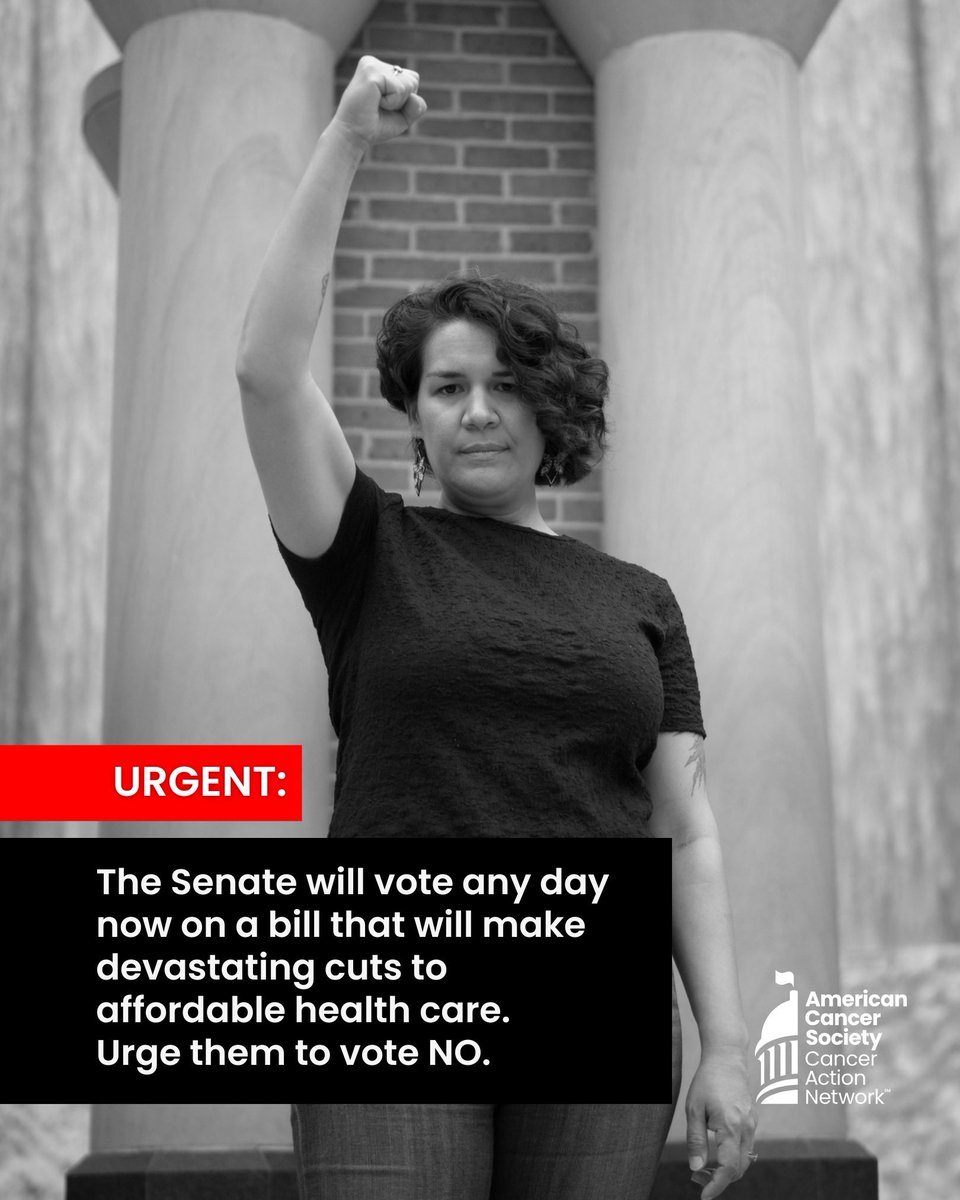 ACS CAN Alaska (@acscanak) on Twitter photo The U.S. Senate could vote any day now on the bill that will kick millions off #Medicaid & increase health care costs for all Alaskans.
Call on our federal leadership today to #ProtectMedicaid
<a href="/lisamurkowski/">Sen. Lisa Murkowski</a> <a href="/SenDanSullivan/">Sen. Dan Sullivan</a> <a href="/RepNickBegich/">Congressman Nick Begich</a> please vote NO & stop these cuts. The U.S. Senate could vote any day now on the bill that will kick millions off #Medicaid & increase health care costs for all Alaskans.
Call on our federal leadership today to #ProtectMedicaid
<a href="/lisamurkowski/">Sen. Lisa Murkowski</a> <a href="/SenDanSullivan/">Sen. Dan Sullivan</a> <a href="/RepNickBegich/">Congressman Nick Begich</a> please vote NO & stop these cuts.