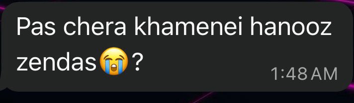 MehranHaghirian's tweet image. From inside Iran, one fear rises above all: that after all the horror, the regime might survive!
Some messages I received:
1- what will happen to the regime? We are doomed!
2- they’re not leaving?
3- why is Khamenei still alive?
4- if they stay, I will move abroad.