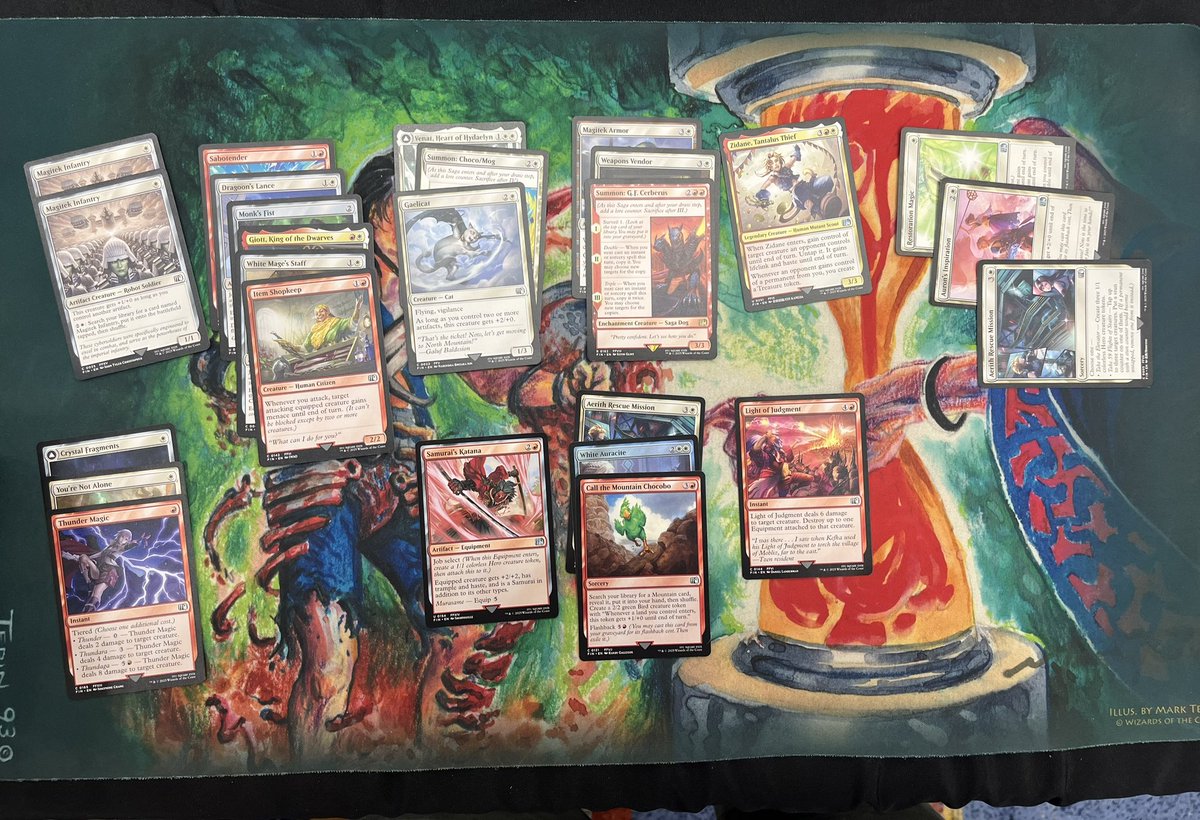 Draft deck from Top 32. Congratulations to <a href="/CCalcano/">Christian Calcano ( カルカノ)</a> who knocked me out playing the Boros mirror. Looking forward to playing again soon!