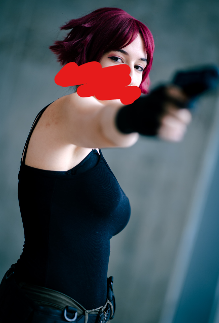 I4I_I2's tweet photo. censoring face cause im mad insecure... but here's my meryl cosplay !! love this girl sm its unreal... #mgs #merylsilverburgh https://t.co/aHO0xbKub3