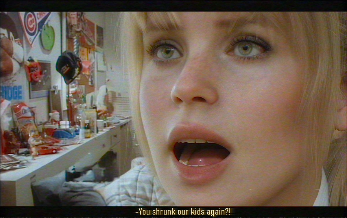 Honestly, he should stop shrinking them already, Diane Szalinski can't deal with this anymore! #SizeTwitter #Giantess #HoneyIShrunkTheKids