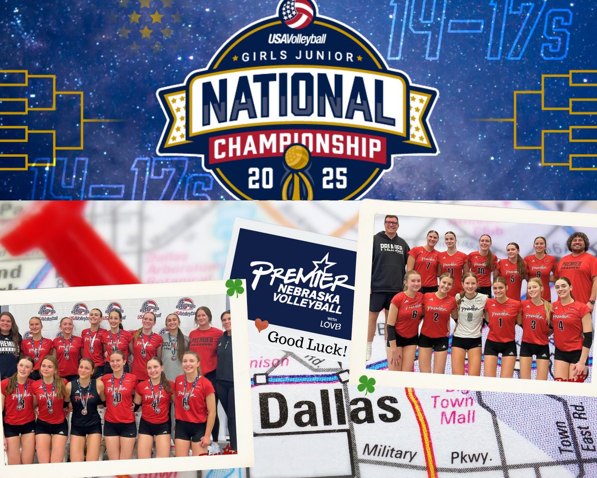 Premier Nebraska VB (@premier_vb) on Twitter photo Wheels up! 🛫 Next up, 14u-15u <a href="/usavolleyball/">USA Volleyball</a> Nationals! Ready to do some BIG things in Texas! Good luck 15 Gold, 15 Black, 14 Gold, Black, Red and Silver! #GJNC #GoPremierVB #EARNIT Wheels up! 🛫 Next up, 14u-15u <a href="/usavolleyball/">USA Volleyball</a> Nationals! Ready to do some BIG things in Texas! Good luck 15 Gold, 15 Black, 14 Gold, Black, Red and Silver! #GJNC #GoPremierVB #EARNIT