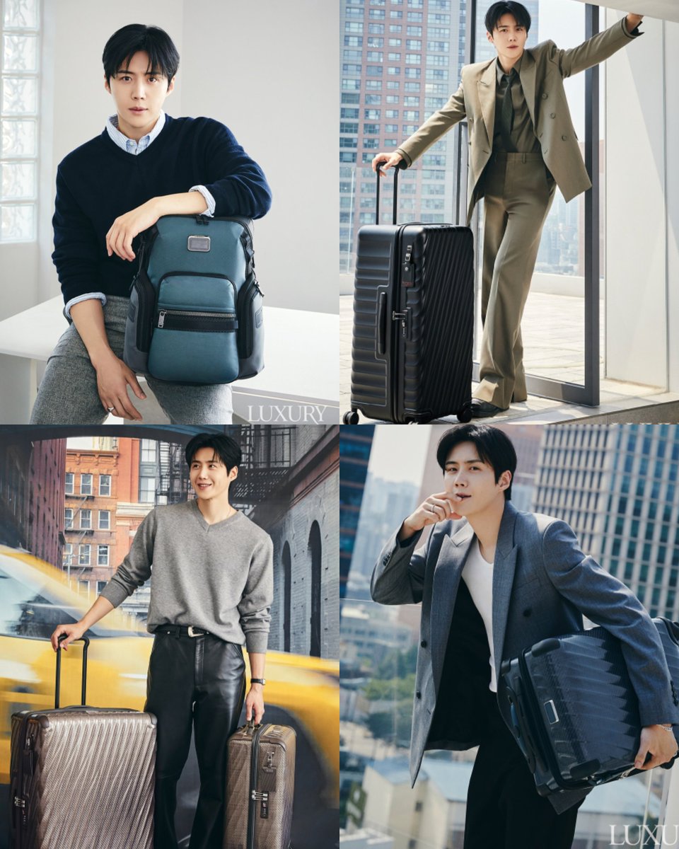 #KimSeonho x TUMI x Luxury Magazine is a whole d*mn feast 🫠🫠🫠