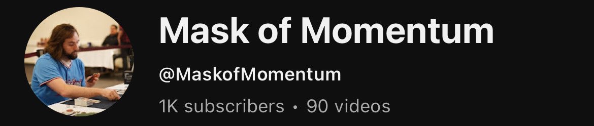 Crazy to have 1k people want to listen to my thoughts about card games