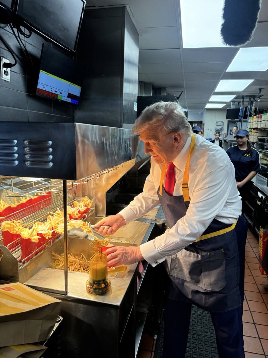 I never thought a man who worked at McDonalds would have saved the World ❤️