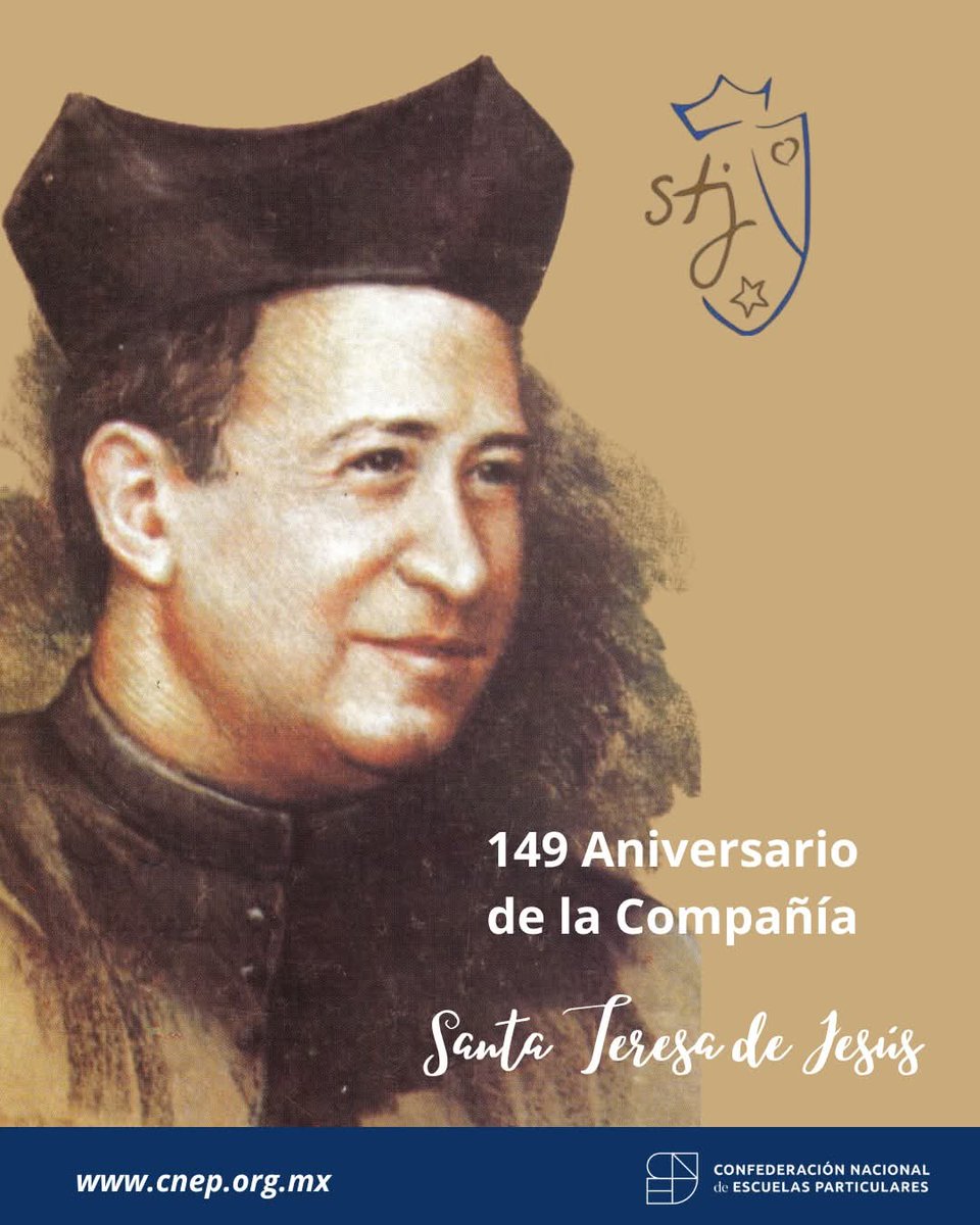 🎉 La CNEP felicita con alegría a las Hnas. de la Compañía de S. Teresa de Jesús, a la cual pertenece la Hna. Ana Luisa Domínguez G. STJ, por celebrar este 23 de junio los 149 años de su Fundación.

Agradecemos su entrega generosa en la misión educativa.🙏

¡Todo por Jesús! 🙌