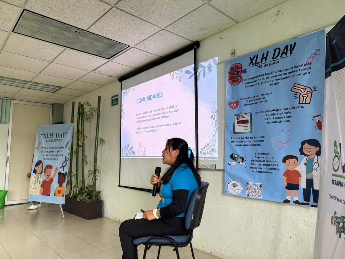 PCebras's tweet image. Hoy 23 de junio se conmemora el Día Mundial del XLH.🧬🦓
Agradecemos a Aby quién nos comparte fotos de ésta gran acción de conciencia compartida con el apoyo de los profesionales de la salud. #XLHAwareness #EnfermedadesRaras