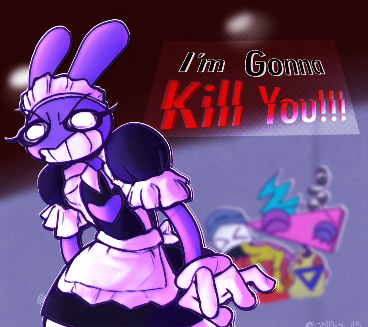 JMDrawls's tweet image. Jax's Maid LOL
#JaxxPomni #jax #DigitalCircus #fanart #maid #maidjax #fypシ #purple #paintoolsai #meme #lol #newchapter #pomni
