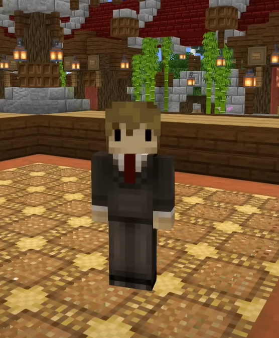 kyle_rabui's tweet image. kyaaaa hes wearing mumbo's clothes kyuaaaaaa