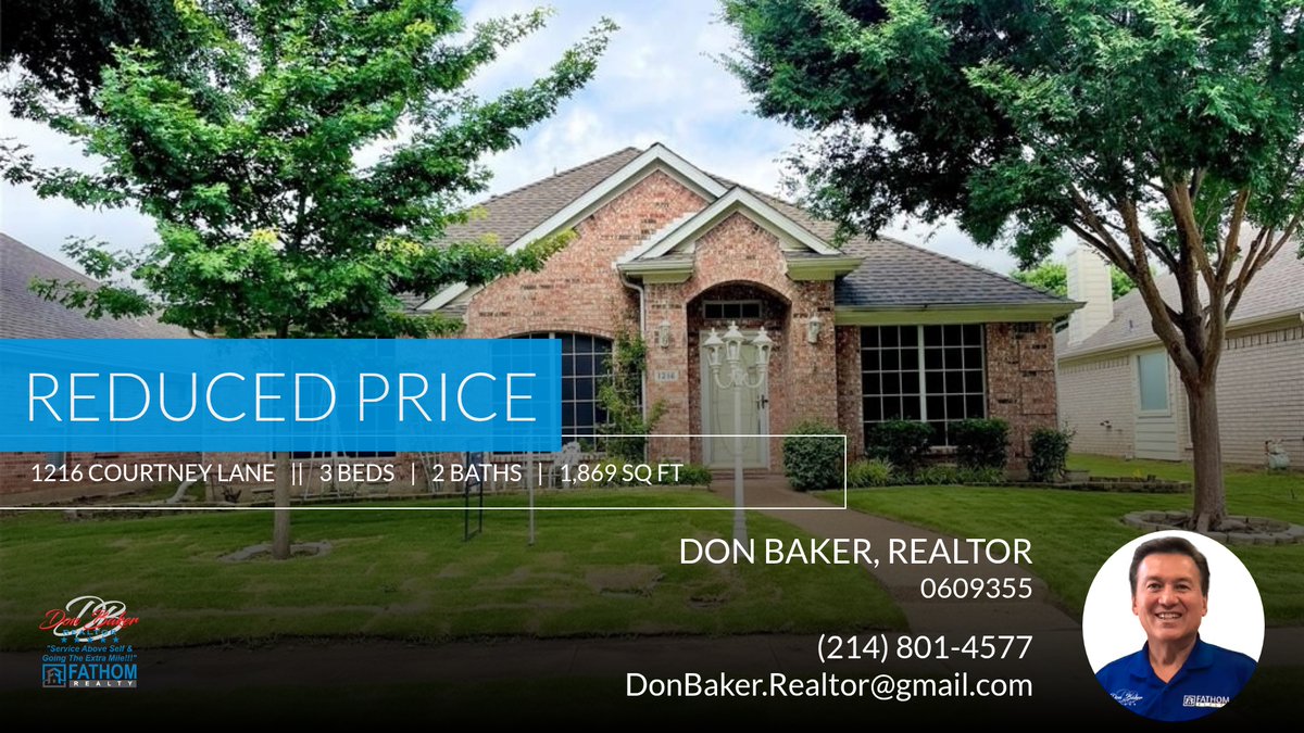 DBaker56's tweet photo. At this price, this home won't last long so don't wait to set up a showing! Don't hesitate to reach out at (214) 801-4577 or send to someone who might be interested. Great starter home for the First Time Homebuyer!!!

Don... https://t.co/oY4dDl4S8s https://t.co/O2FS2JnCZs