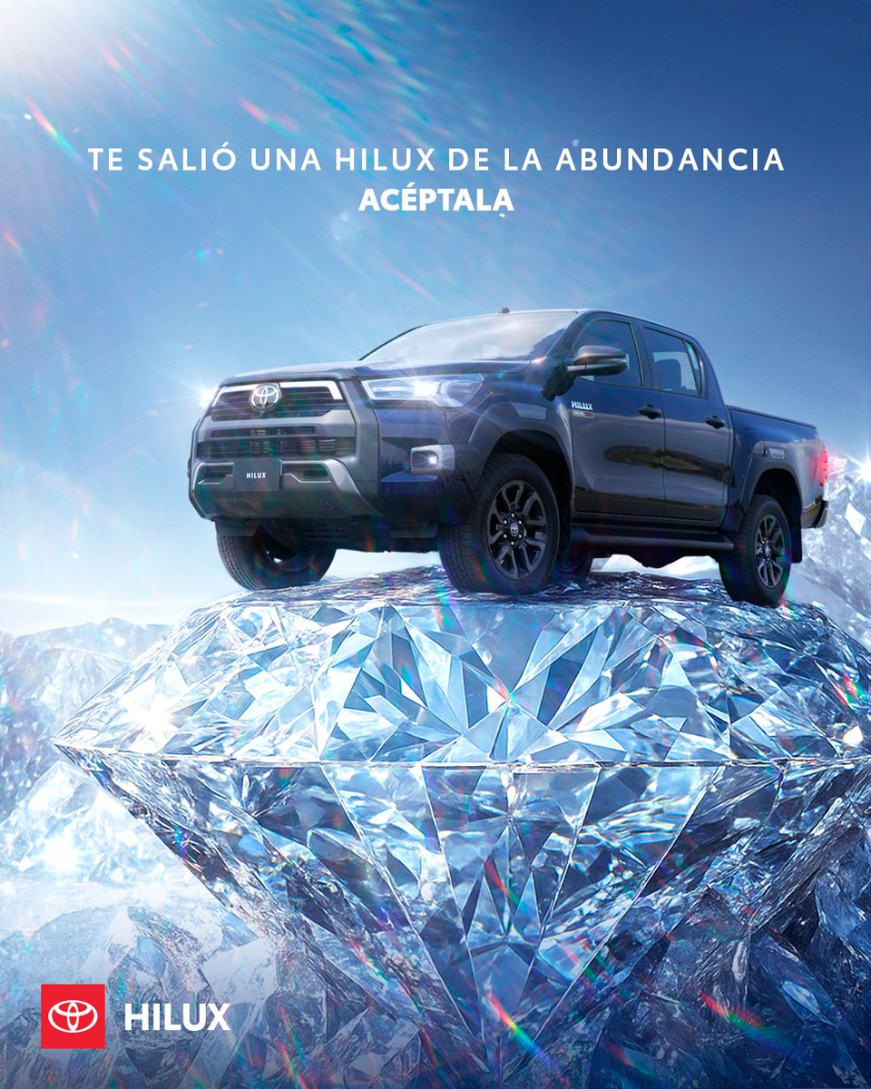 La suerte le sonríe a quienes encuentra trabajando. ¡Empieza hoy con tu Hilux!

bit.ly/ToyotaMx
