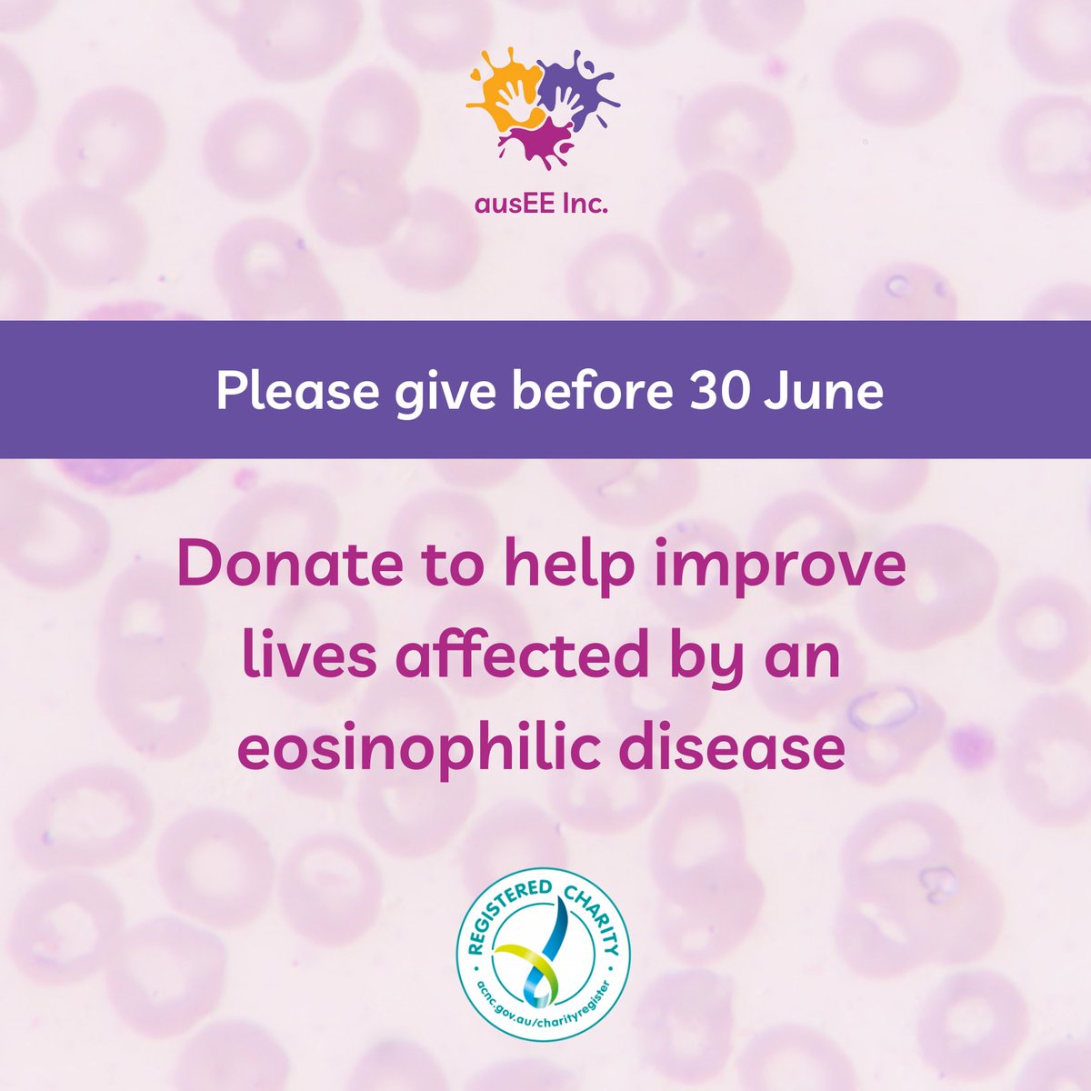 Make a difference before 30 June. Support us in providing vital support, evidence-based information, essential resources, advocacy, and awareness for individuals and families affected by eosinophilic diseases.

👉 Please give today – every donation counts: paypal.com/AU/fundraiser/…