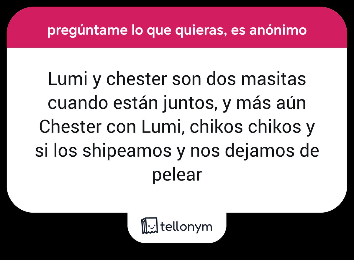MultiShipStars's tweet image. Chikos... Creen que a este anon le guste Lumi y Chester? 🥺 —❄️