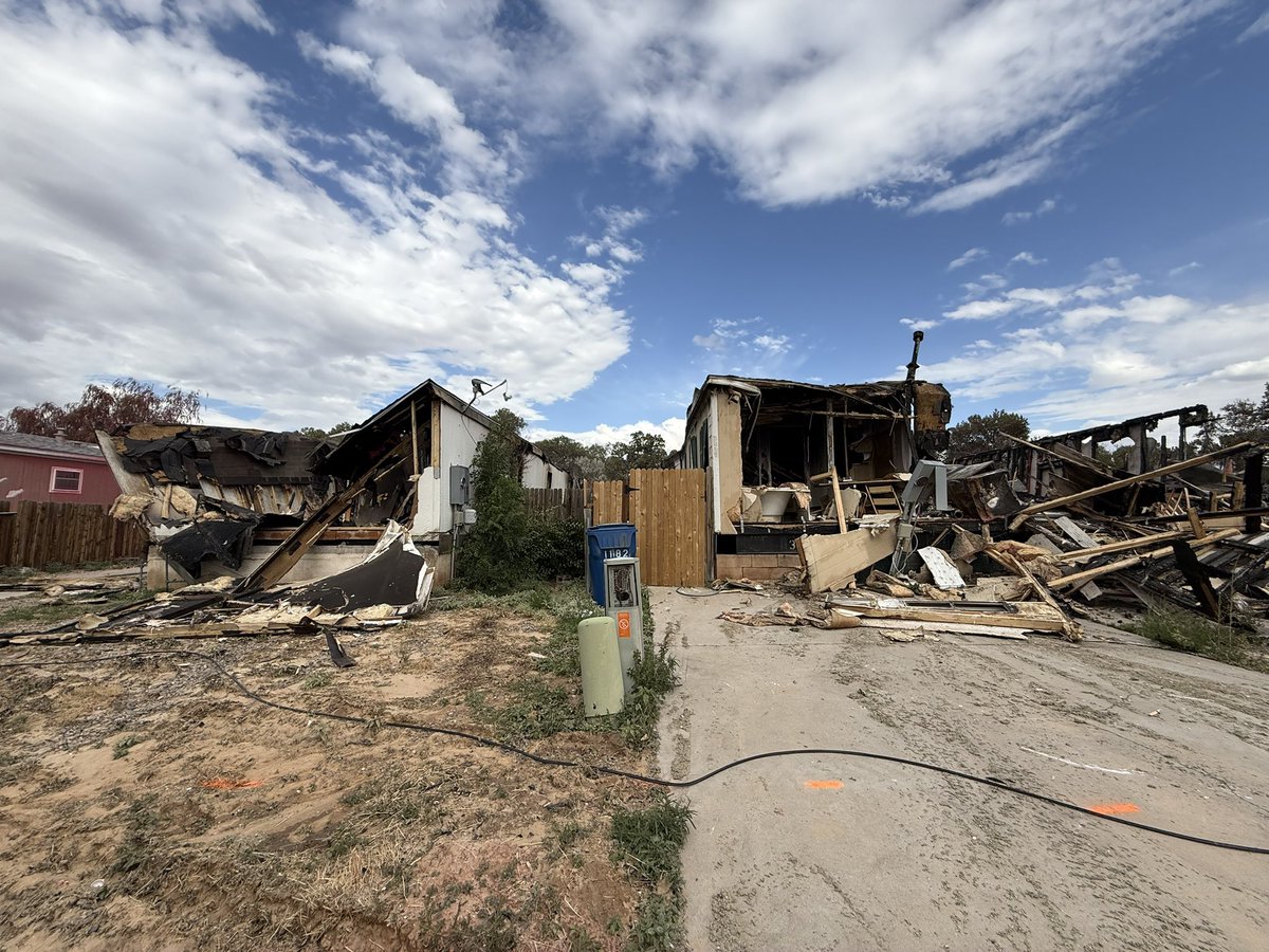 #UPDATE Los Lunas Cotton Fires AKA Desert Willow Complex
- Cotton 1: 20% containment
- Cotton 2: 0% containment 
As the smoke clears we’re getting a look at the damage. These photos were taken on Las Rosas Dr near Los Narcisos <a href="/KOB4/">KOB 4</a>