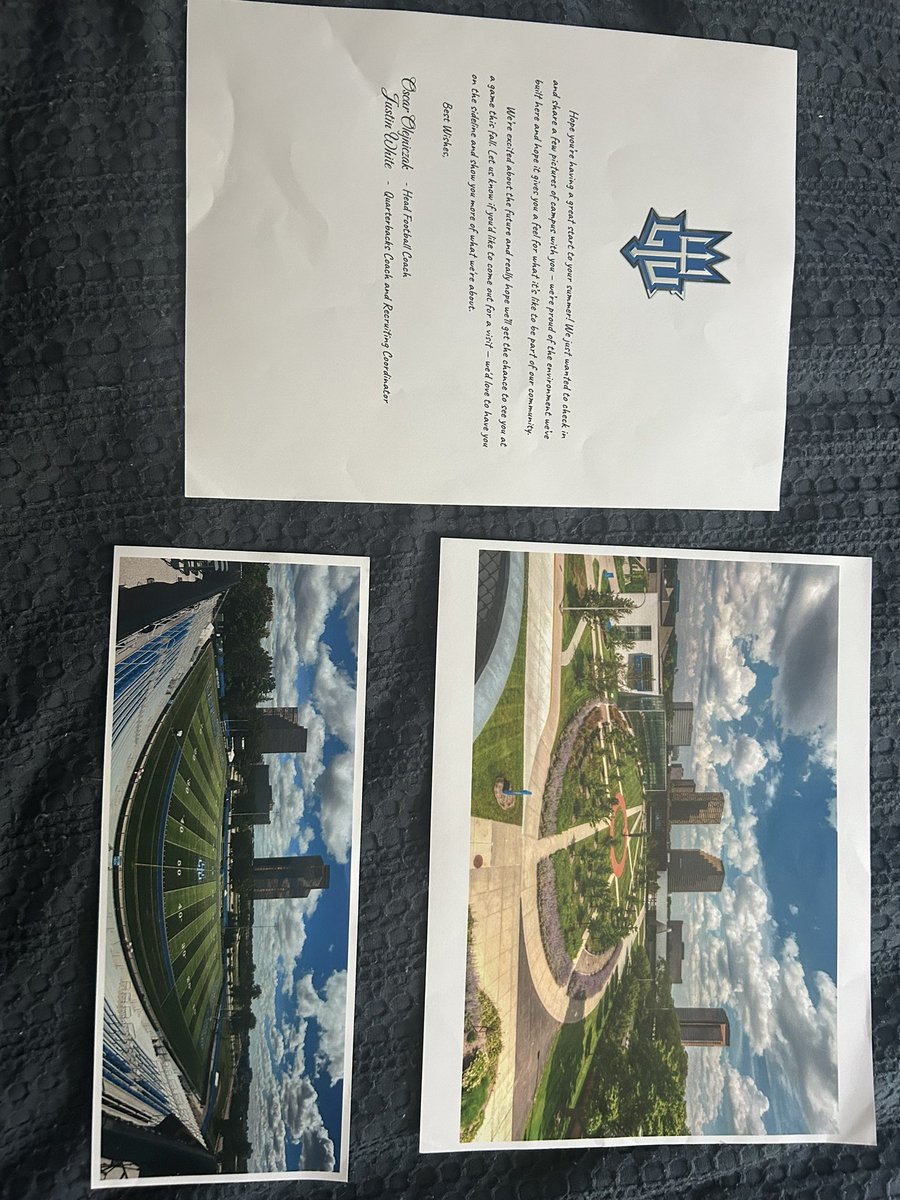 Appreciate for the love from <a href="/LTU_FB/">LTU Football</a>. Thank you <a href="/JustinZWhite/">Justin White</a> <a href="/CoachOlejniczak/">Oscar Olejniczak</a> #gobluedevils